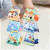 6x Libri in stoffa per bambini Libro sgualcito con animali per neonati da 6