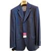 Laurenti Cerimonia Abito Completo Uomo Sartoriale Grigio Fresco di Pura Lana Taglia 48