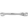 KS Tools 518.0393 CHROMEplus chiave poligonale a due bocche con snodo, 27 mm,aperta