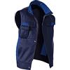 KÜBLER Workwear Kübler 7l485365 - 4846-m Gilet vita Mix, taglia M, colore: blu scuro/Grano Blu, M