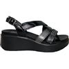 Enval Soft Sandali Enval Soft da donna con zeppa in pelle laminata 5795900 color Nero