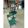 SET TAVOLINO 60X60XH70 CM TAVOLO + 2 SEDIE PIEGHEVOLI VERDE RESINA ESTERNO
