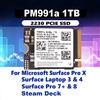 Samsung 2230 1TB SSD PM991a NVMe PCIe For Microsoft Surface Pro 7+ 8 Steam Deck