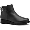 FRAU FX 53L3 A/I scarpe donna stivaletti tronchetti stivale zeppa pelle fibbia