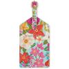 Legami - Etichetta Bagaglio, Luggage Tag per Valigia, Accessorio per Viaggio Aereo Crociera Treno, Tag del Bagaglio per Proteggi Dati in Pelle PU e Microfibra, Flowers