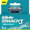 Gillette Mach3 confezione da 4 cartucce lame per rasoio Nuovo Mach 3 Germania