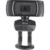 Trust WebCam HD Microfono Web Cam 8 Mpx Fotocamera col Nero Trino HD 18679