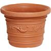 PLASTECNIC Vaso Fiori Fioriera in Plastica per Esterno Diametro 80 cm - Prestige