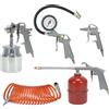 VALEX KIT 5 ACCESSORI PNEUMATICI PISTOLE X COMPRESSORE CON MANOMETRO 1559917