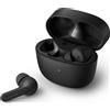 Philips Cuffie Bluetooth In-ear True Wireless Custodia Ricarica Nero TAT2206BK