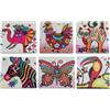 Maxwell & Williams Smile Style Posey 6 sottobicchieri assortiti cm 9 x 9