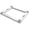 Meliconi Base per lavatrice asciugatrice in metallo con ruote bianca 60x 44/60 Meliconi