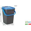 Ecoplast Pattumiera Ecoplus litri 50 Blu 527894