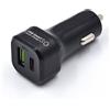 Ewent Caricabatterie da Auto con Tecnologia Quick Charge 3.0, Una porta USB A e Una po
