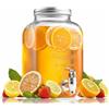 UppyHome Dispenser distributore bibite bevande birra barattolo vetro rubinetto 3,8 litri