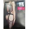 Levante Collant-Tuta Venus in Pizzo Nero Donna marca Fiore Nero sexy taglia 4.