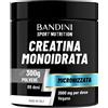 Bandini® Creatina Polvere 300g | Creatine Monoidrata Micronizzata, 100% Vegan