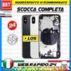 Apple BACK COVER SCOCCA POSTERIORE COMPLETA+FLEX+FRAME PER APPLE IPHONE X TELAIO VETRO