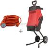 SCHEPPACH Biotrituratore elettrico a lame da giardino 2400w gs55 + prolunga 20mt Scheppach