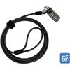 NO BRAND Lucchetto Sicurezza Cavo Blocco Notebook Combinazione 4 N Acciaio Intrecciatato