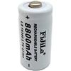 multimarche 2/4/8 pezzi Batteria ricaricabile con caricabatterie 16340 8800mAh CR123A 3.7V