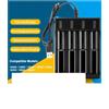 multimarche 2/4/8 pezzi Batteria ricaricabile con caricabatterie 16340 8800mAh CR123A 3.7V