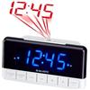 NEW MAJESTIC Sveglia Digitale Proiezione LED Snooze Buzzer Nero 119337 SVE-337P