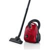 Bosch Aspirapolvere con Sacco a Traino 600 Watt Rosso - BGBS2RD1 Serie 2