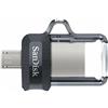 SanDisk Ultra Dual M3.0 USB Flash Drive 128GB, fino a 150 MB/s (f3t)