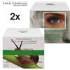 Face Complex crema contorno occhi Bava di Lumaca Occhiaie borse zampe di gallina antirughe 2x