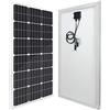 ECO-WORTHY - Pannelli solari monocristalini portatili da 200 W (2 pezzi da 100 W) da 18 V, batteria da 12 V, per camper, barca, camper