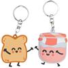 Mr. Wonderful - Set di 2 portachiavi - Pane e marmellata