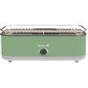 Barbecook Barbecue elettrico portatile E-Carlo con piastra plancha, piccolo barbecue lavabile in lavastoviglie, Parigi verde