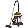Dicoal Aspirapolvere per Polvere e Liquidi - capacità 20 L - Motore da 1400W - Serbatoio in Acciaio Inox - Regolazione del Flusso d'Aria e Funzione Soffiante - Accessori Inclusi