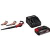 Einhell Soffiatore universale a batteria GE-UB 18/250 Li E-Solo Power X-Change + Einhell Pxc Starter Kit 18 V, Batteria 2,5 Ah E Caricabatteria Power X-Change, Nero Rosso, 10 x 15 x 11.3 Cm