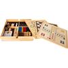 small foot Raccolta di giochi, con 20 giochi di società classici in scatola di legno massello, dai 6 anni, 11753