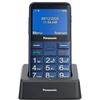Panasonic Telefono Cellulare Anziani Tasti Grandi SOS con Base Blu KX-TU155EXCN