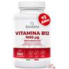 Bandini® Vitamina B12 365 Compresse | Metilcobalamina 1000 µg
