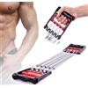 BES Attrezzo per muscoli estensore 5 molle torace pettorali fitenss sport KI015