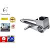 GUSTOCASA Grattuggia Formaggio in Acciaio Inox Utensile da Cucina Multifunzione