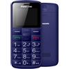 Panasonic Telefono Cellulare per Anziani Tasto SOS Bluetooth Blu KX-TU110EX
