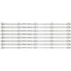 KIT 8 BARRE PER HISENSE 50" CC02500D445V05 500C 50E9 5S1P 4X10 1210 5LED 445M 6V