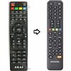 AKAI 2094 TELECOMANDO COMPATIBILE (NON ORIGINALE) PER AKAI CTV 320 TS CURVED