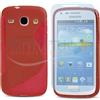 TuMundoSmartphone Cover TPU Gel Rossa + Proteggi Schermo per Samsung Galaxy Core Plus G3500