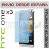 TuMundoSmartphone 3x Proteggi Schermo HTC One (M7) IN Spagna