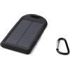 Carica batterie portatile slim power bank con pannello solare