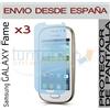 TuMundoSmartphone 3x Proteggi Schermo per Samsung Galaxy Fame S6810 IN Spagna