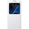 Samsung Cover Custodia a Libro con Finestra Galaxy S7 Edge Bianco EF-CG935PWEGWW