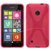 TuMundoSmartphone Cover IN Gel TPU x-Line Rosa per Nokia Lumia 530 IN Spagna Case