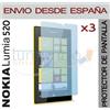 TuMundoSmartphone 3x Proteggi Schermo per Nokia Lumia 520 IN Spagna